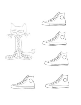 Pete the cat i love my white shoes sequencing materials by olivia ventling