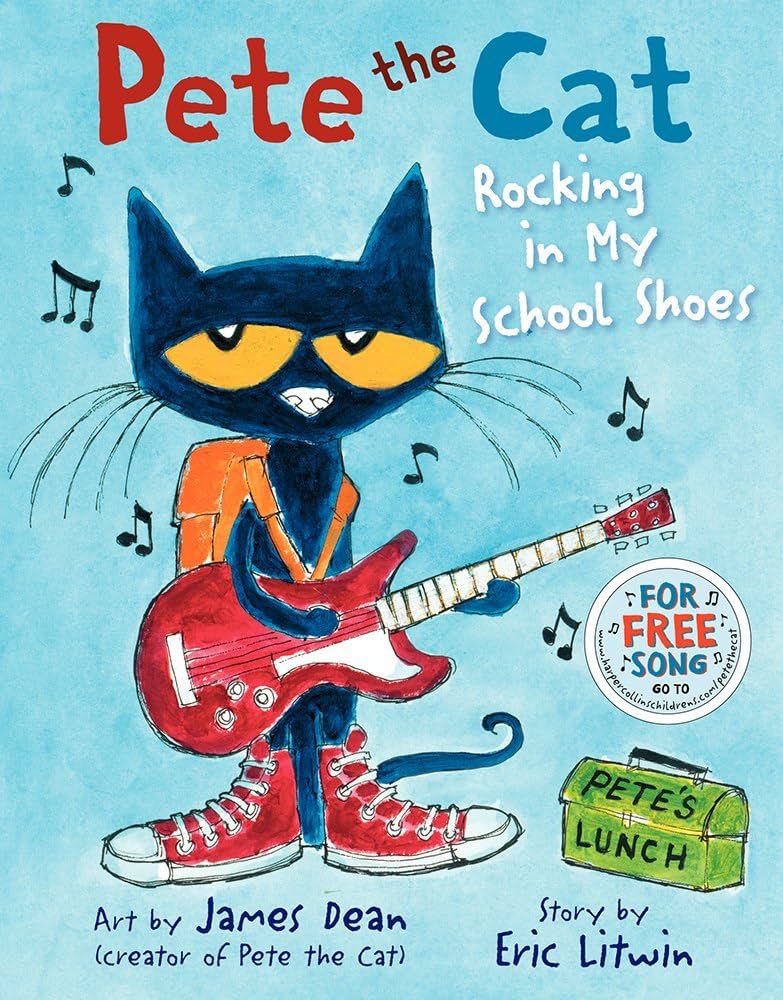 Pete the cat rocking in my school shoes a back to school book for kids dean james litwin eric books