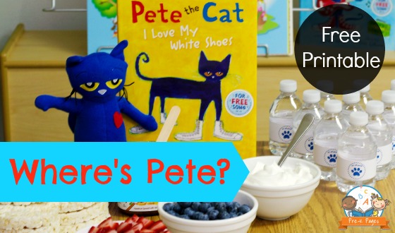 Where is pete the cat activity for preschoolers free printables