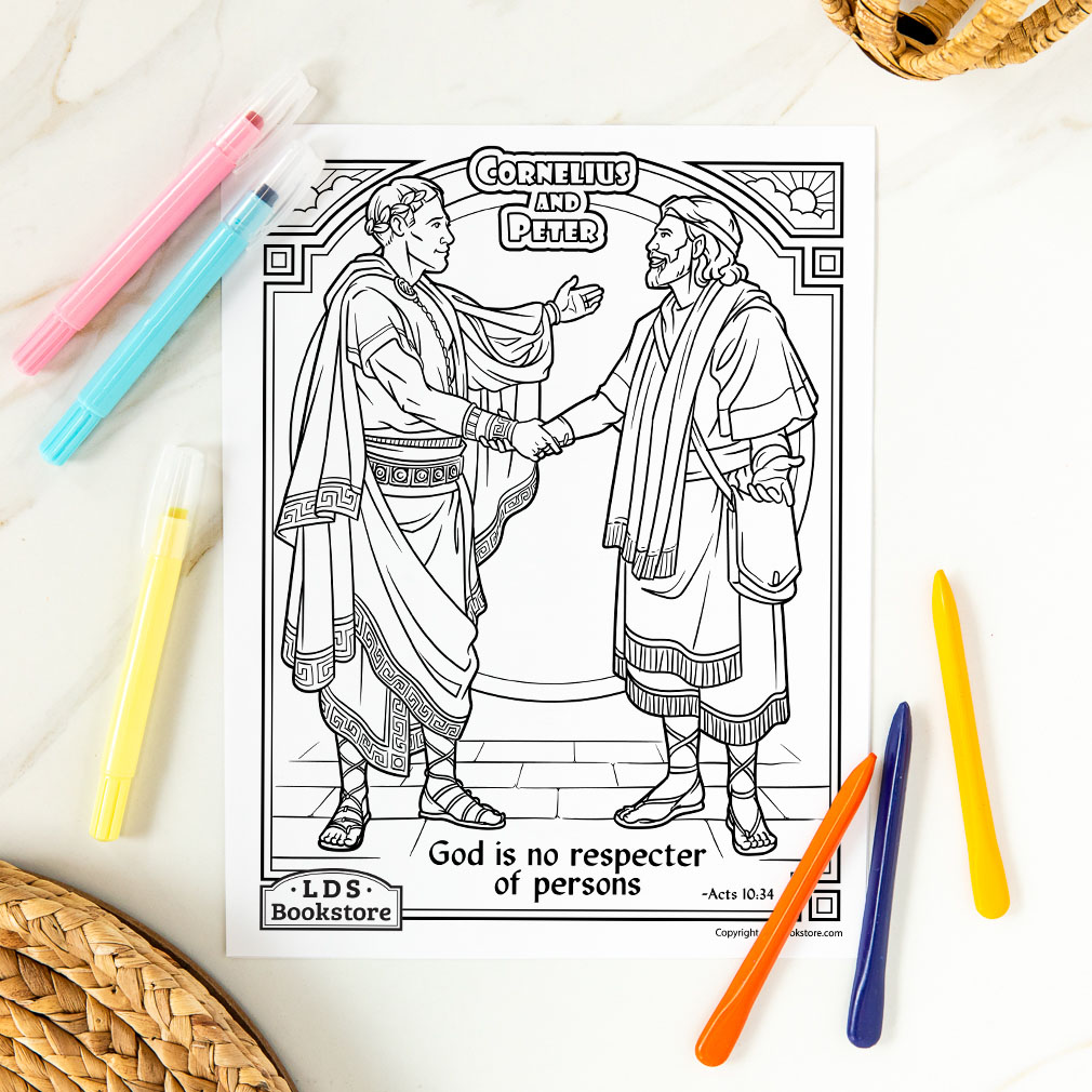 God is no respecter of persons coloring page