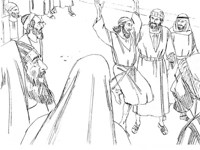 Bible free images coloring page