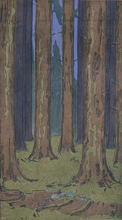 The forest by peter behrens buy fine art print