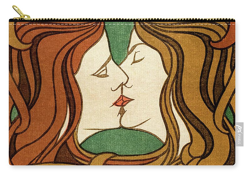 The kiss zip pouch by peter behrens