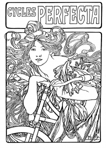 Art nouveau from le baiser by peter behrens