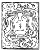 Art nouveau coloring pages free coloring pages