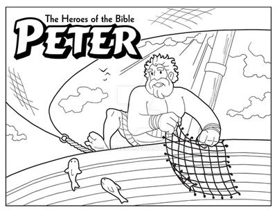 Peter coloring page by artistxero on