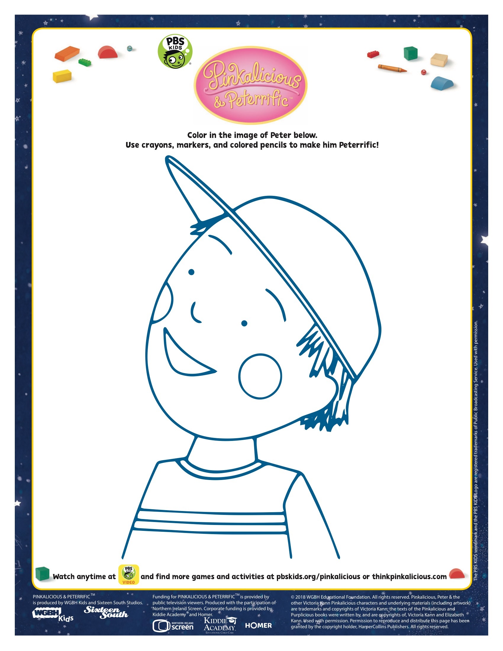 Peter coloring page kids coloring pages kids for parents