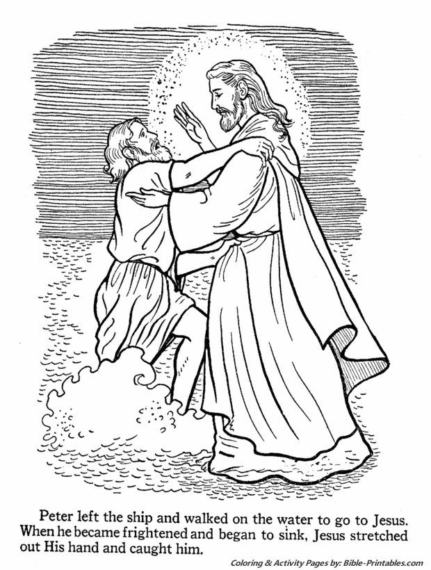 Jesus teaches coloring pages