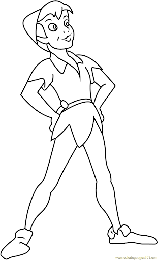 Coloring pages free peter pan cast movie poster coloring pages