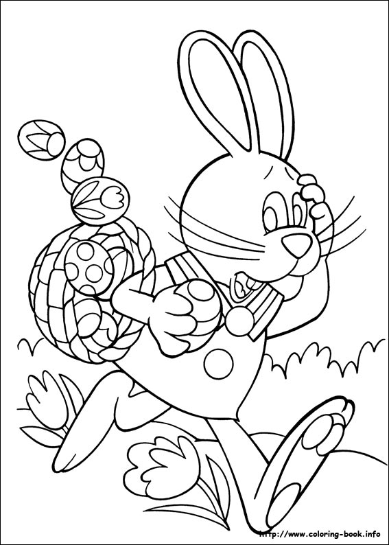 Peter cottontail coloring picture