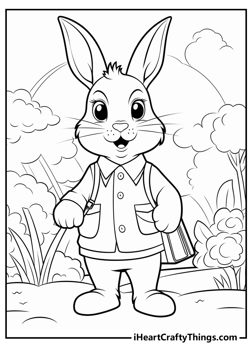 Peter rabbit coloring pages free printables