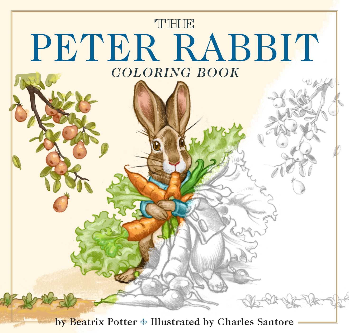 The peter rabbit coloring book the classic edition coloring book â cider mill press