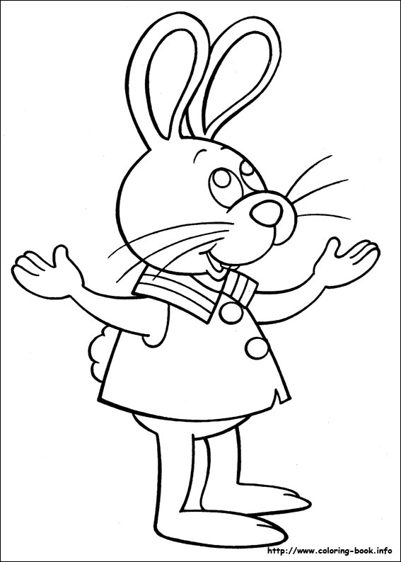 Peter cottontail coloring picture