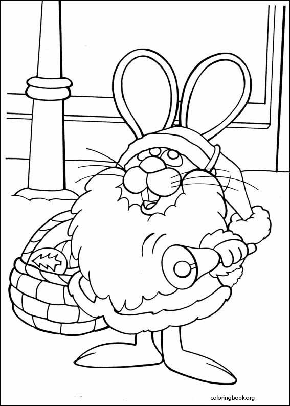 Peter cottontail coloring page