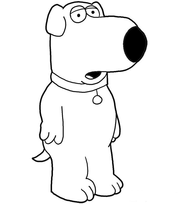 Printable coloring pages family guy