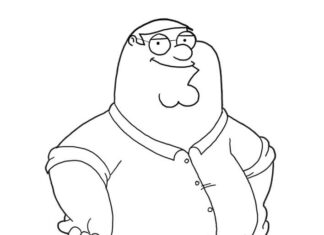 Family guy coloring pages to print and print online