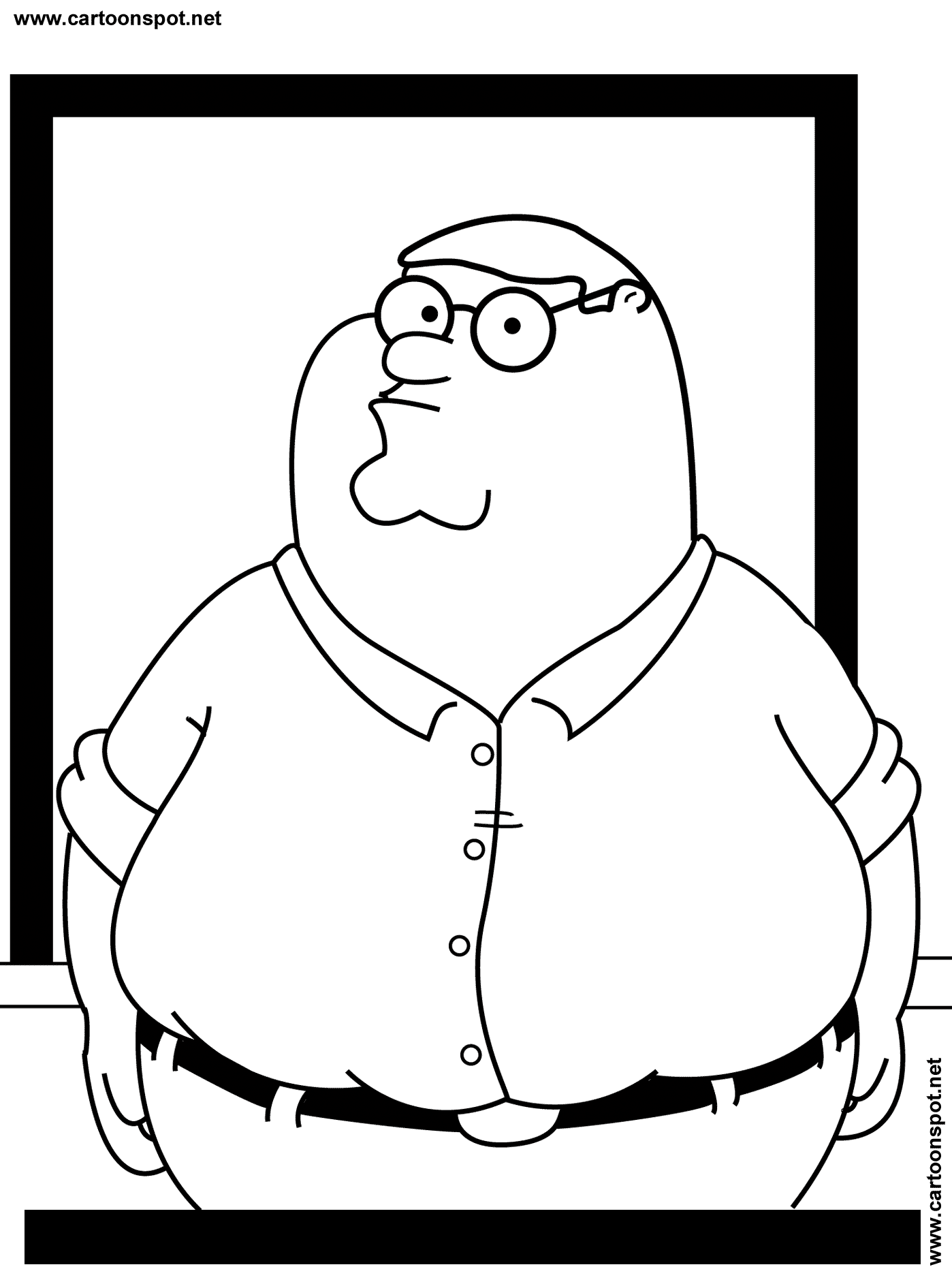 Family guy page family guy spot coloring pages