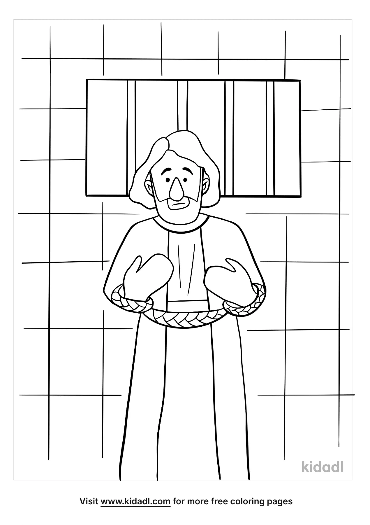 Free peter in jail coloring page coloring page printables