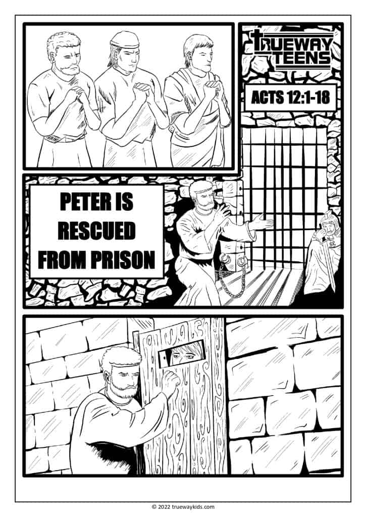 Peter is rescued from prison