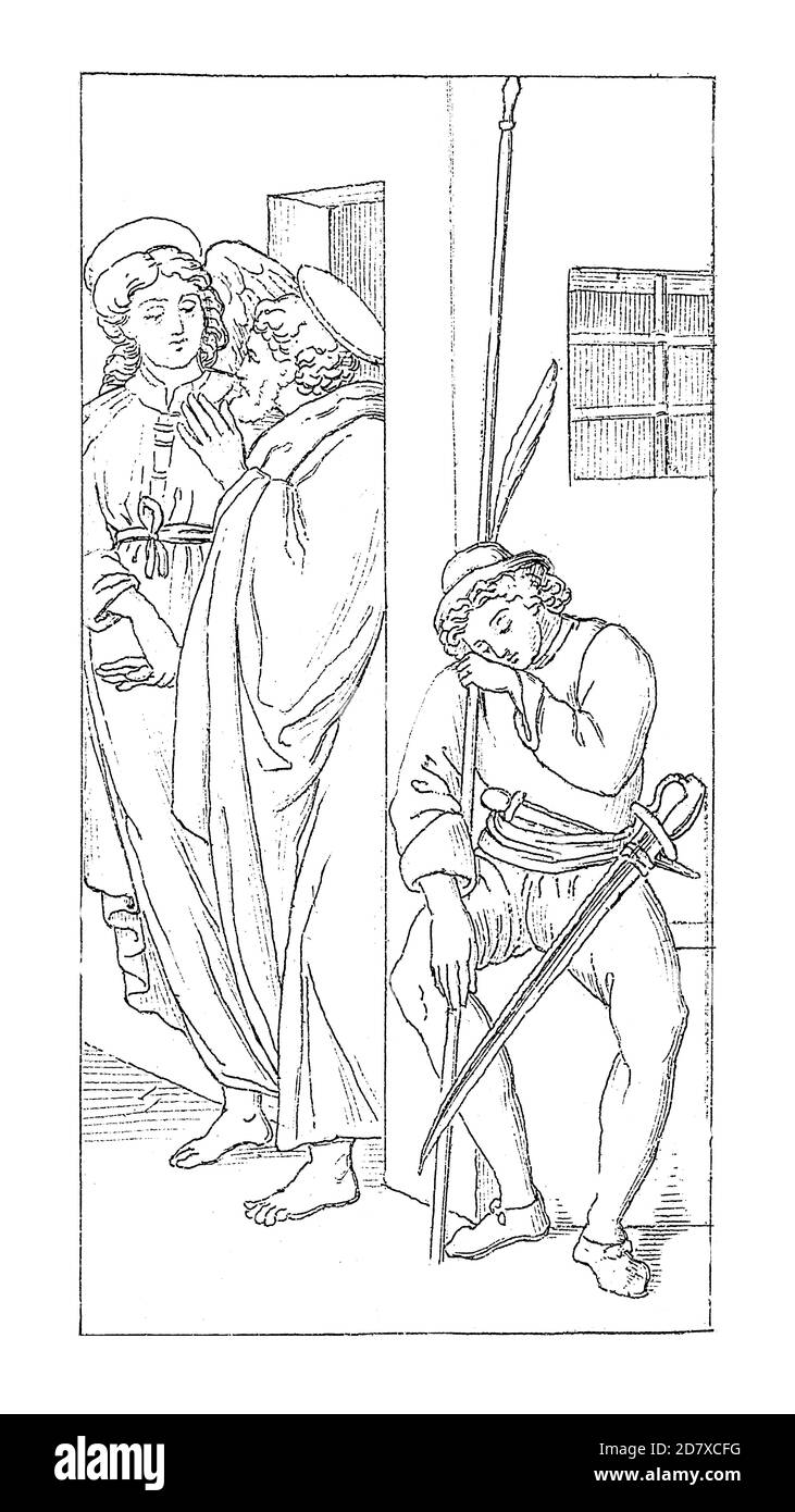 Apostle peter prison cut out stock images pictures