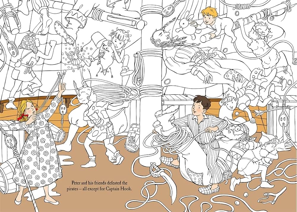 The peter pan colouring book kronheimer ann books