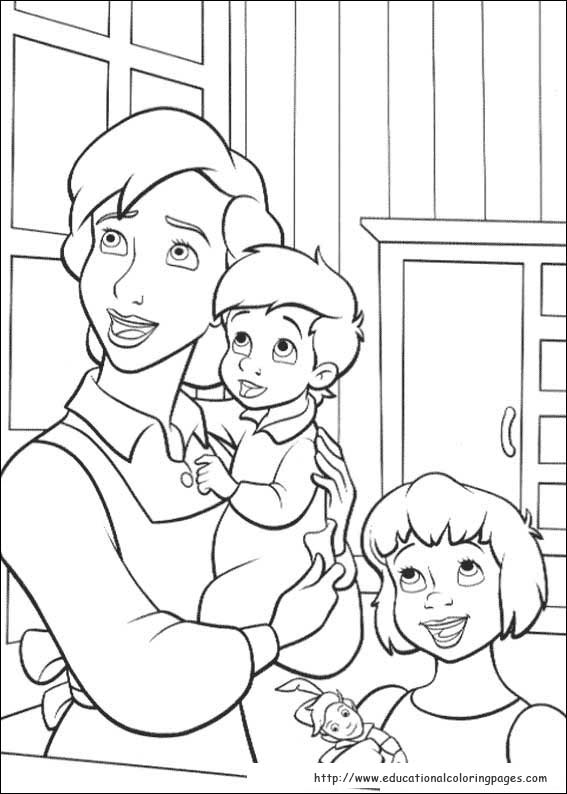 Peter pan coloring pages