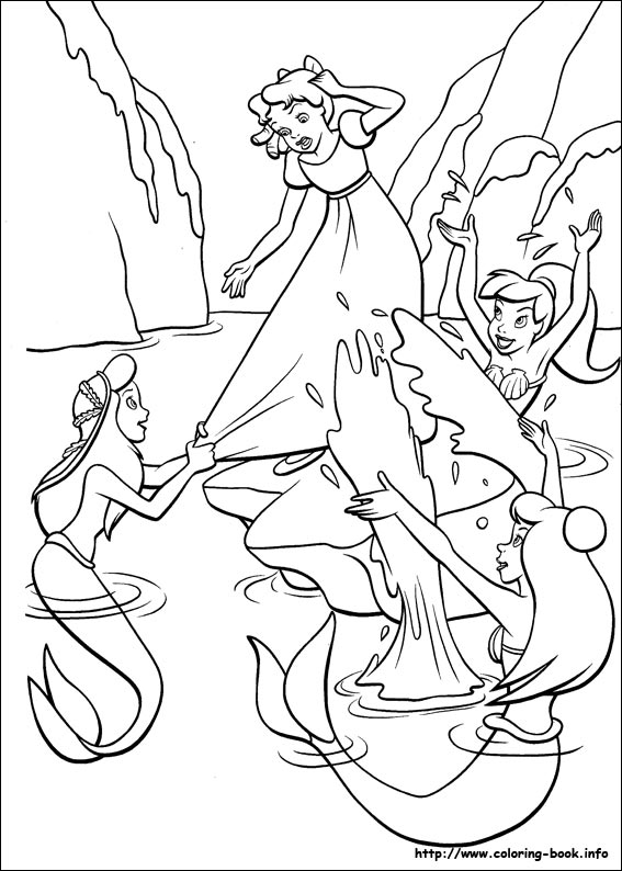 Peter pan coloring picture