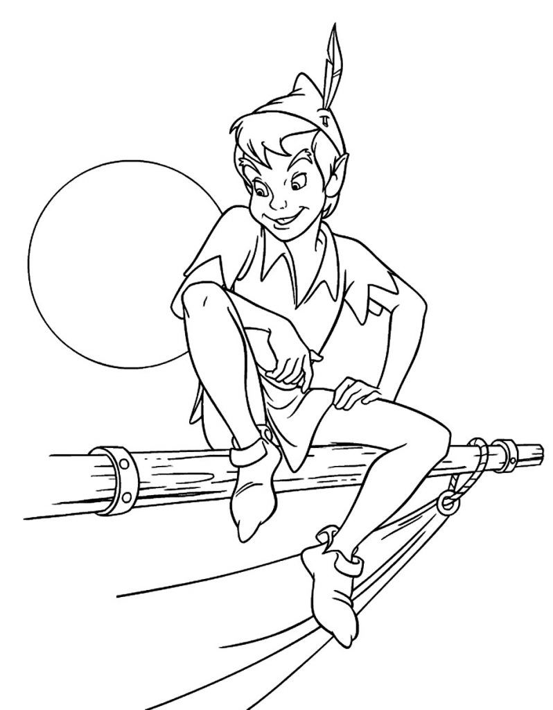 Free printable peter pan coloring pages for kids peter pan coloring pages disney coloring pages cartoon coloring pages