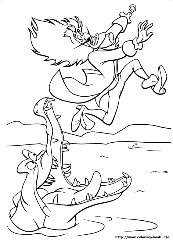 Peter pan coloring picture