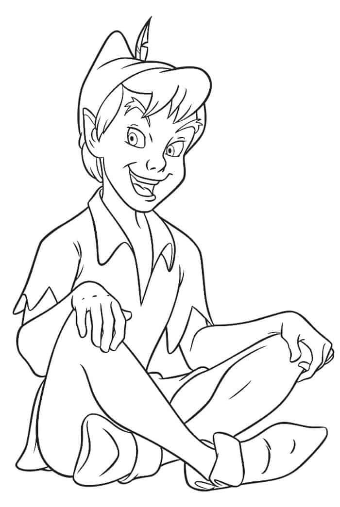 Peter pan coloring pages pdf