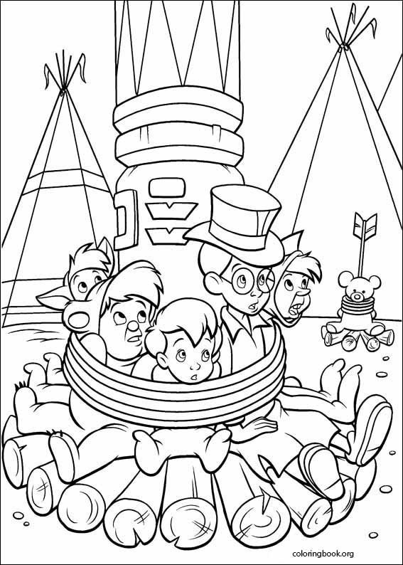 Peter pan coloring page