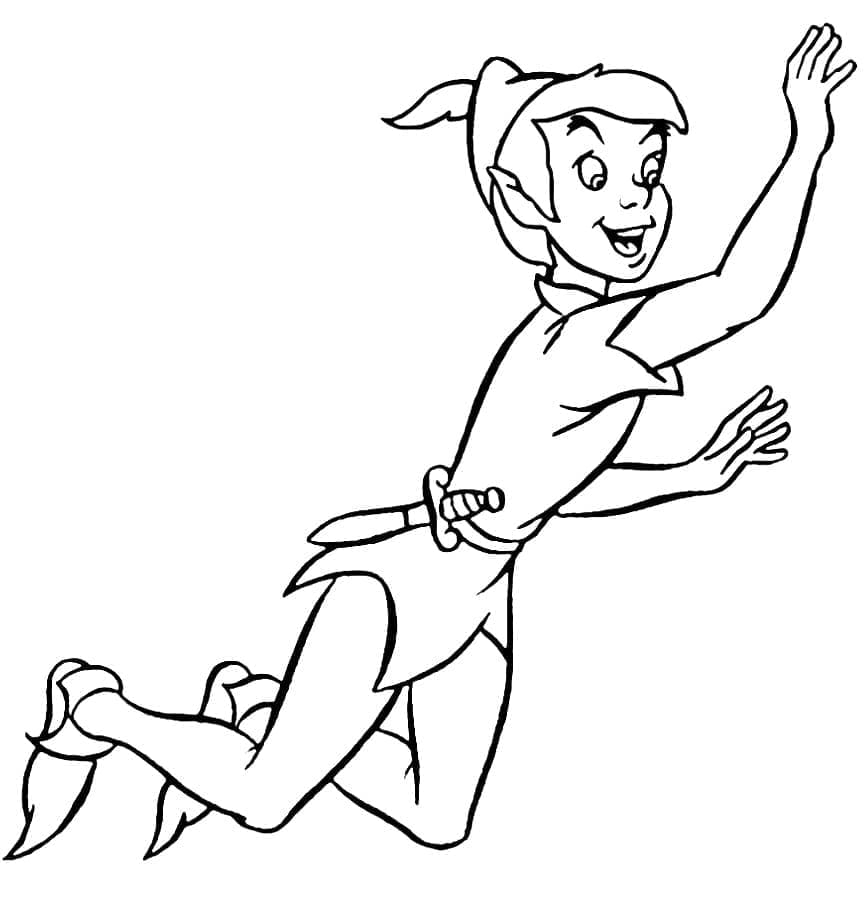 Peter pan coloring pages