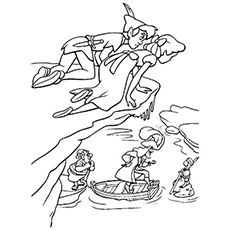 Peter pan coloring pages