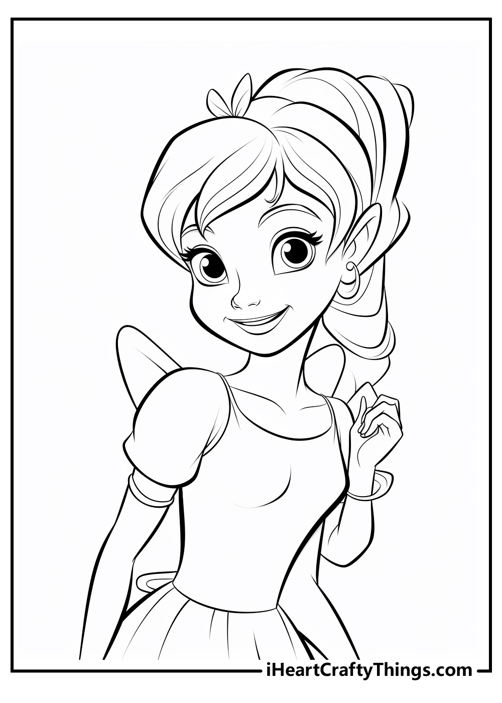 Tinkerbell coloring pages free printables