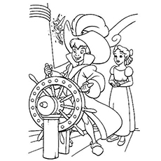 Peter pan coloring pages