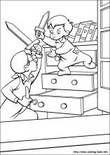 Peter pan coloring pages on coloring