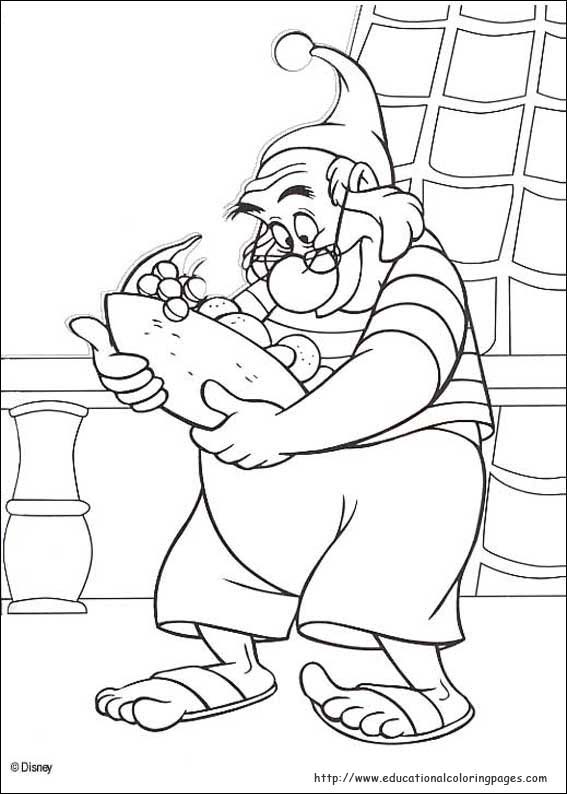 Peter pan coloring pages