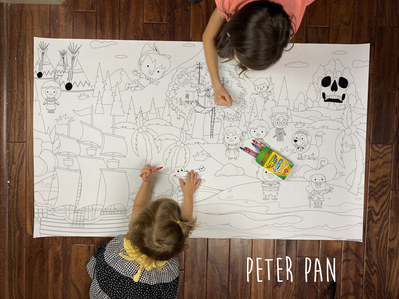 Peter pan coloring sheet â