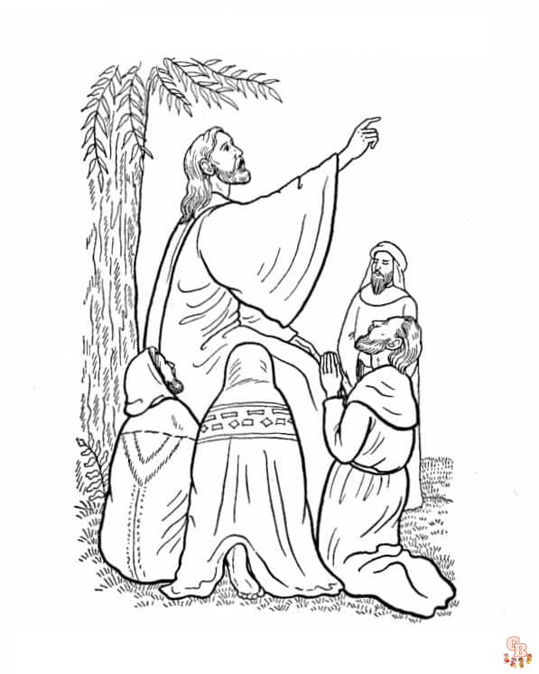 Printable peter preached about jesus coloring pages free