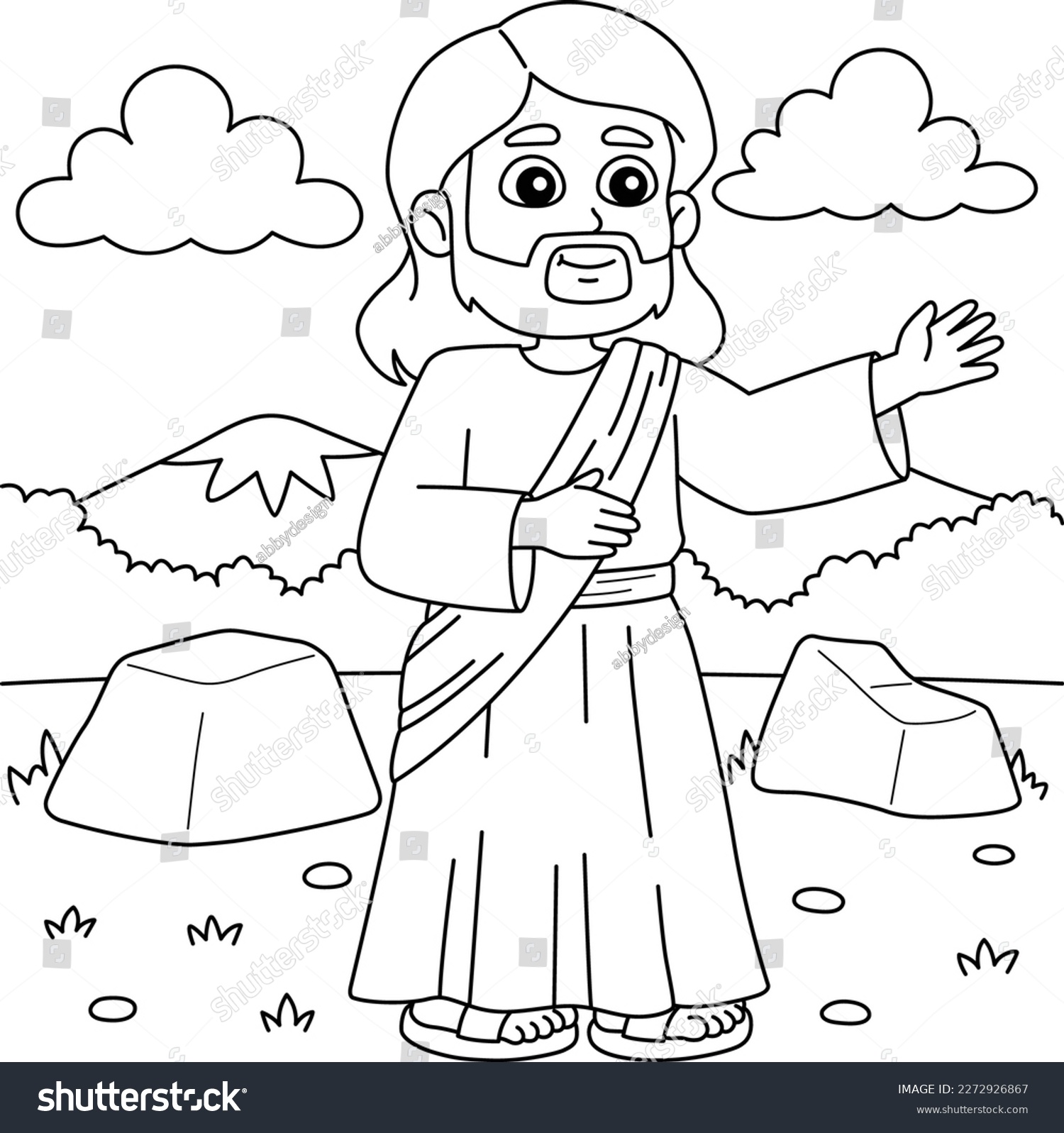 Jesus coloring book photos and images