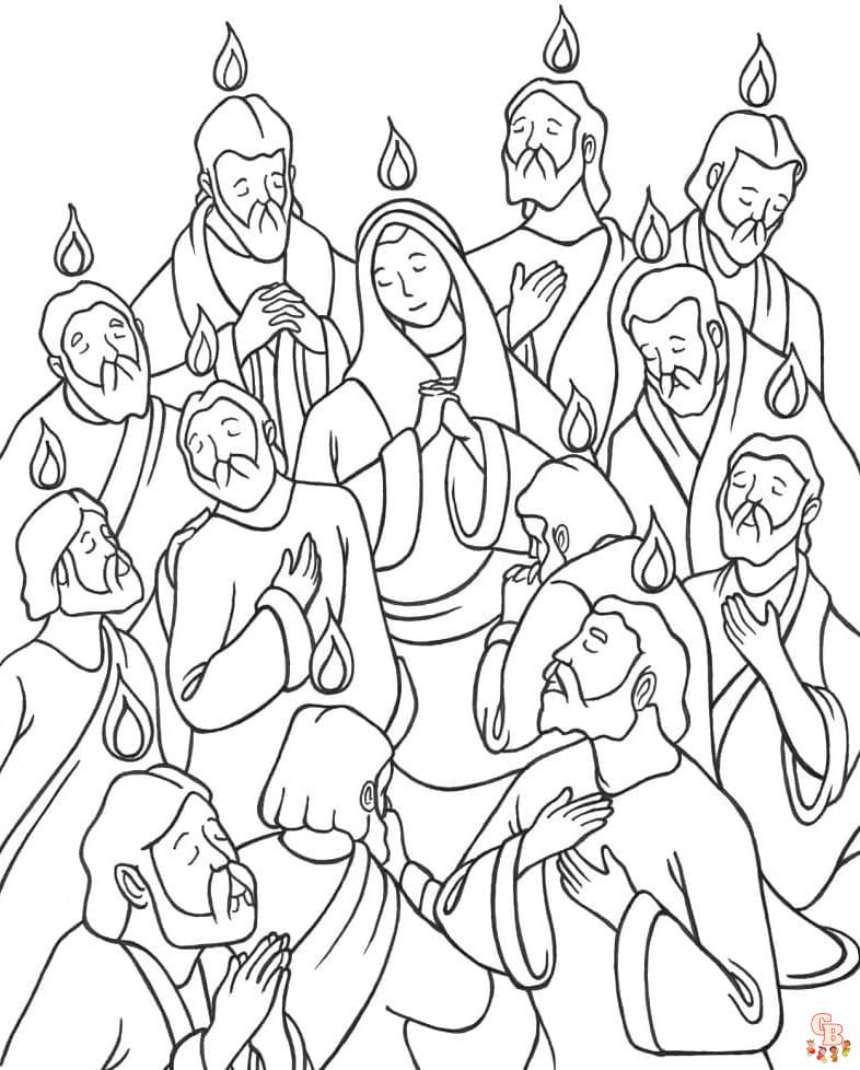 Printable peter preached about jesus coloring pages free