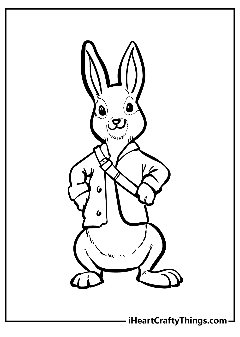 Peter rabbit coloring pages free printables