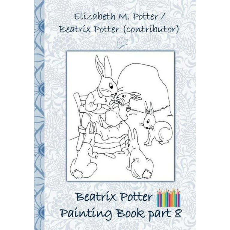 Beatrix potter painting book part peter rabbit colouring book coloring crayons coloured pencils colored childrens books children adults adult grammar school easter christmas birthda