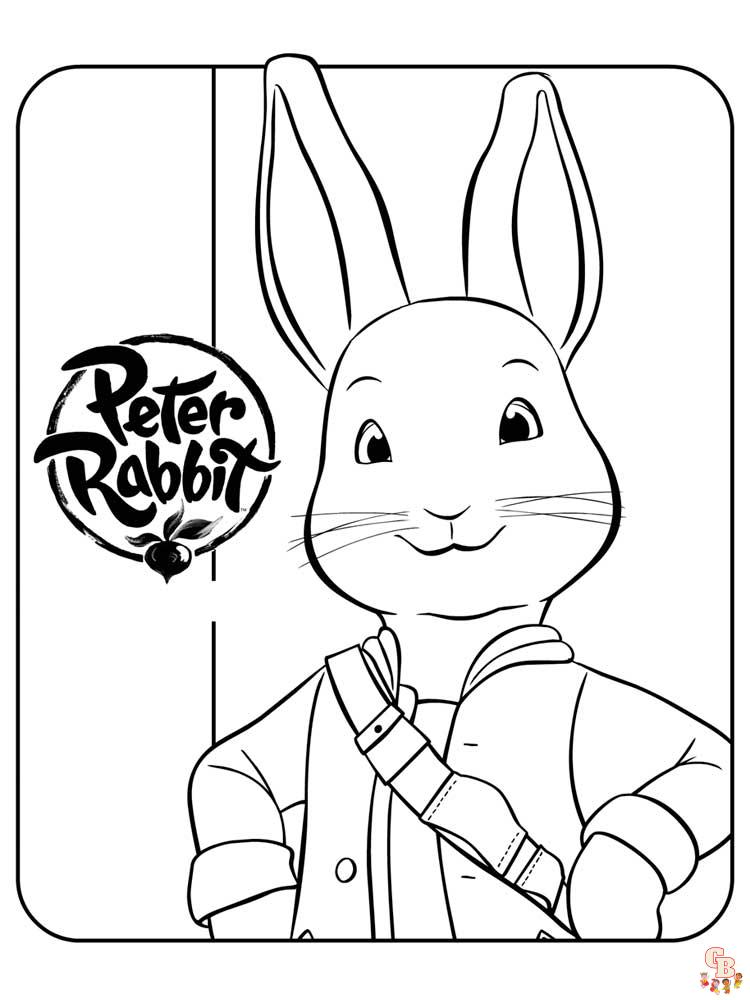 Free printable peter rabbit coloring pages for kids