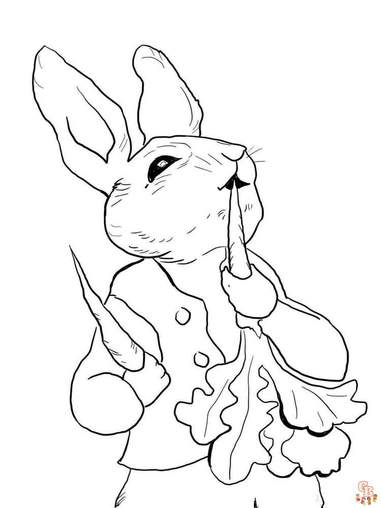 Free printable peter rabbit coloring pages for kids