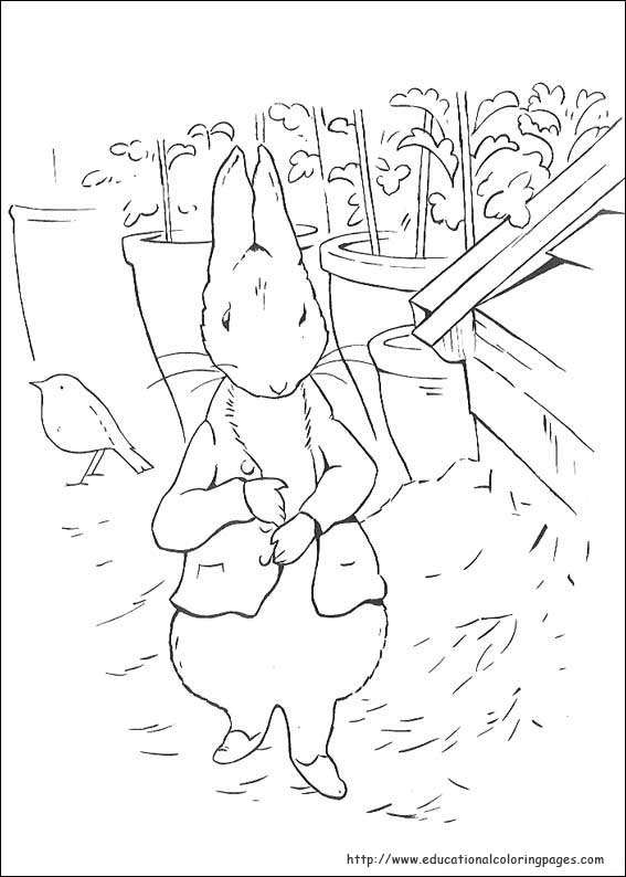 Peter rabbit coloring pages