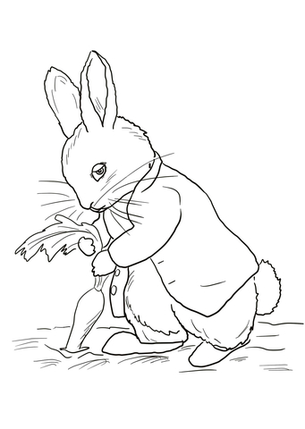 Peter rabbit coloring pages free coloring pages