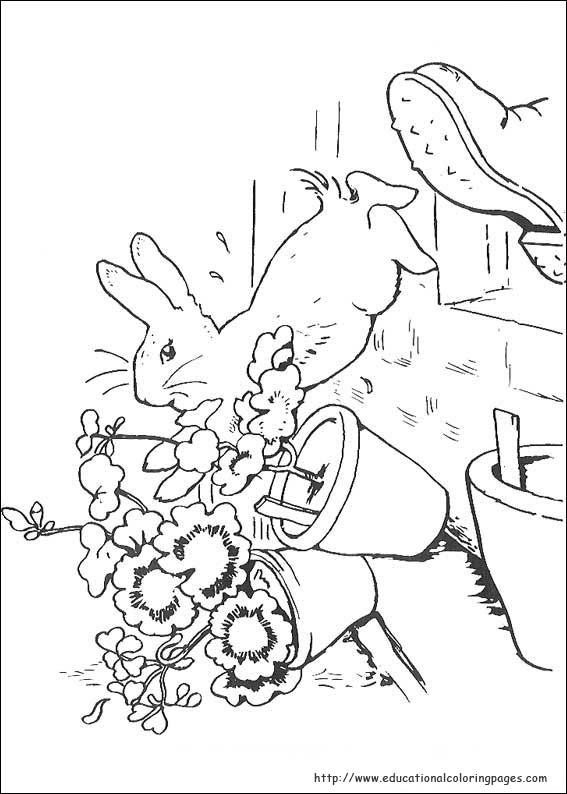 Peter rabbit coloring pages