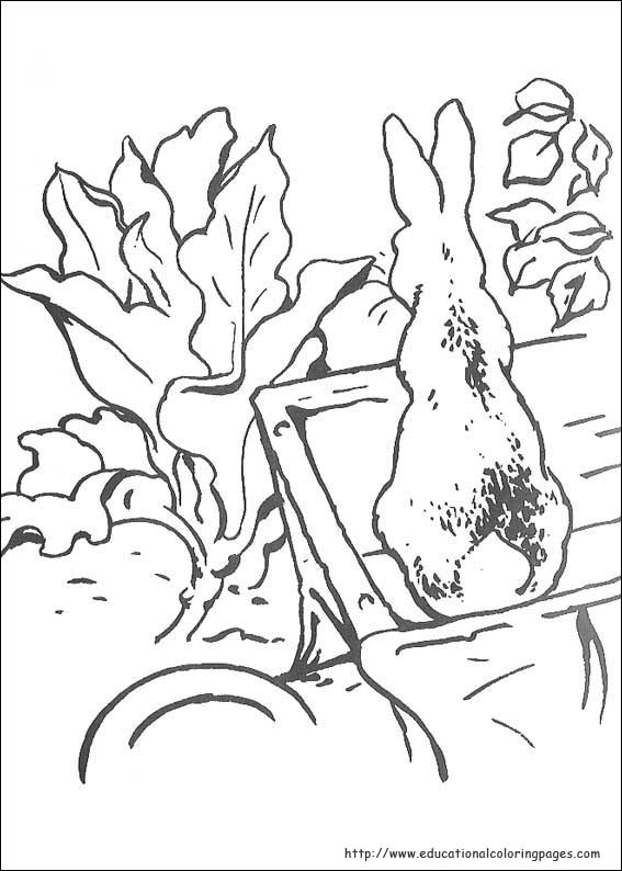 Peter rabbit coloring pages