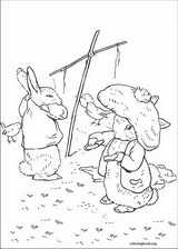 Peter rabbit coloring pages